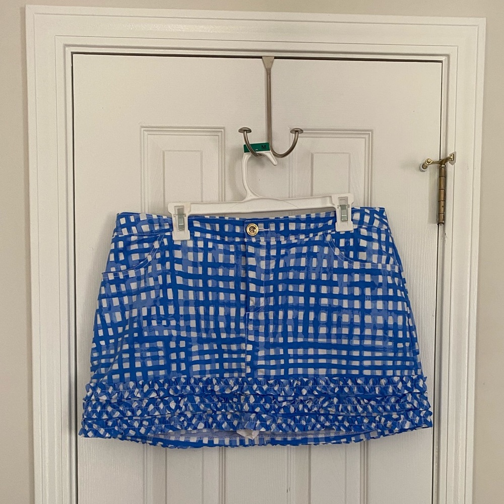 Lilly Pulitzer skort plaid
